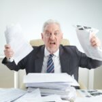 furious manager overwhelmed by work